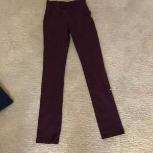 Lululemon straight cut pant with pockets